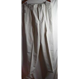 Vintage NWT Jos. A Bank Sz 34W Pleated front cuffed 100% cotton chino pants